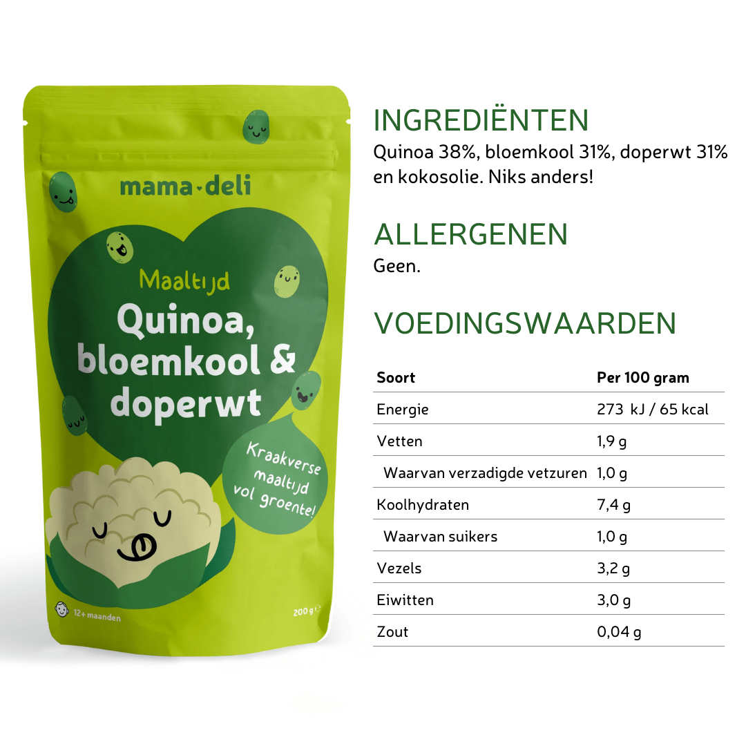 Maaltijd baby 1+ jaar oud | Box 1 | Mama Deli