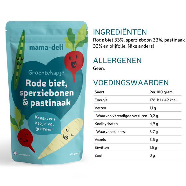 6+ maanden groentehapjes | BOX 1