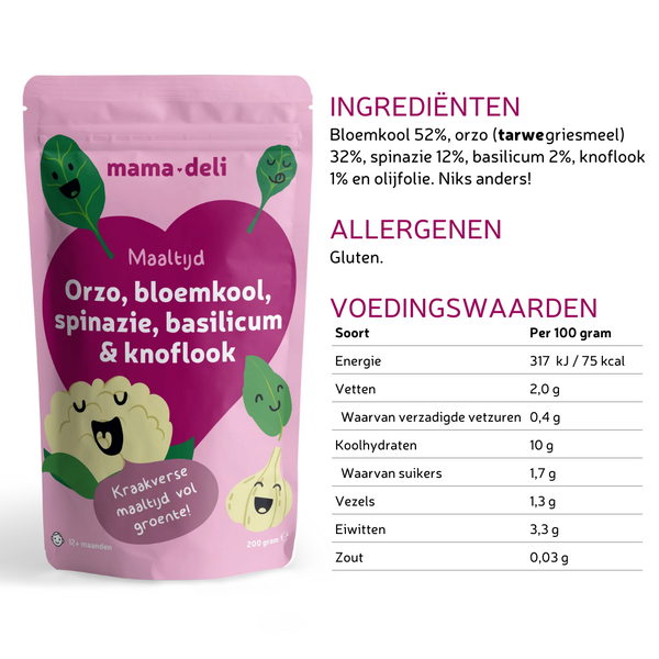 12+ maanden maaltijden | BOX 2