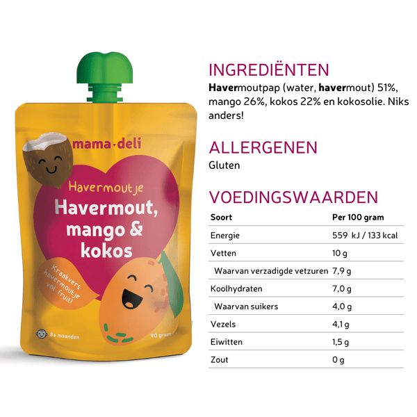 Havermoutje voor Baby’s - Box 1 - Mama Deli
