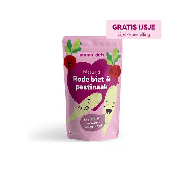 4+ maanden Groentehapje | rode biet & pastinaak - Mama Deli