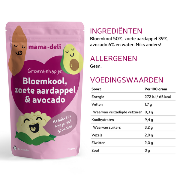 6+ maanden groentehapjes | BOX 1