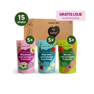 Groentehapjes Baby 6+ maanden – Box 1 - Mama Deli