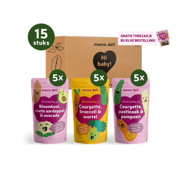 Groentehapjes Baby 6+ maanden – Box 2 - Mama Deli