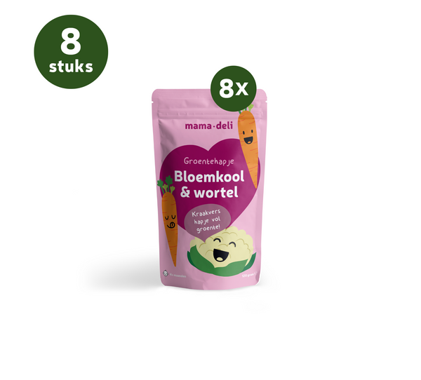 4+ maanden Groentehapje | bloemkool & wortel