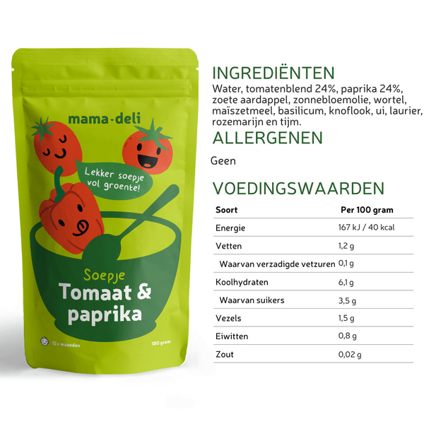 Kinder Soepjes 12+ maanden - Mama Deli
